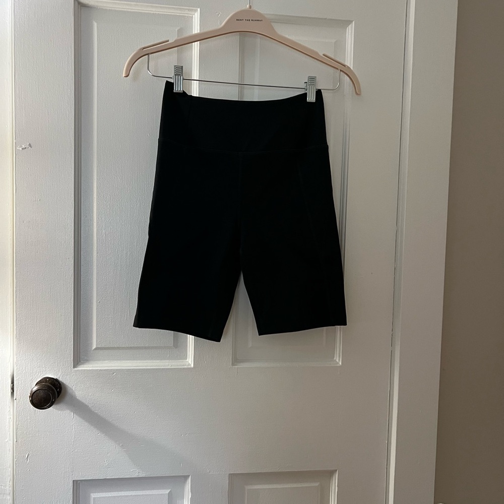 Girlfriend Collective Black Bike Shorts